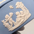 British Vintage Wedgwood Jasperware Box Pair, Pale Blue